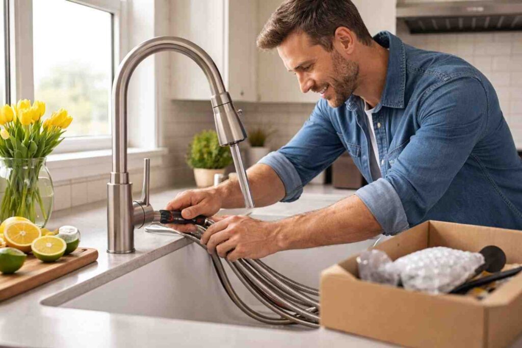 Install a New Kitchen Faucet