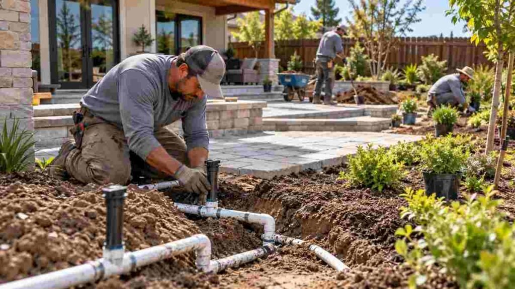 Coordinating Irrigation with Backyard Renovation