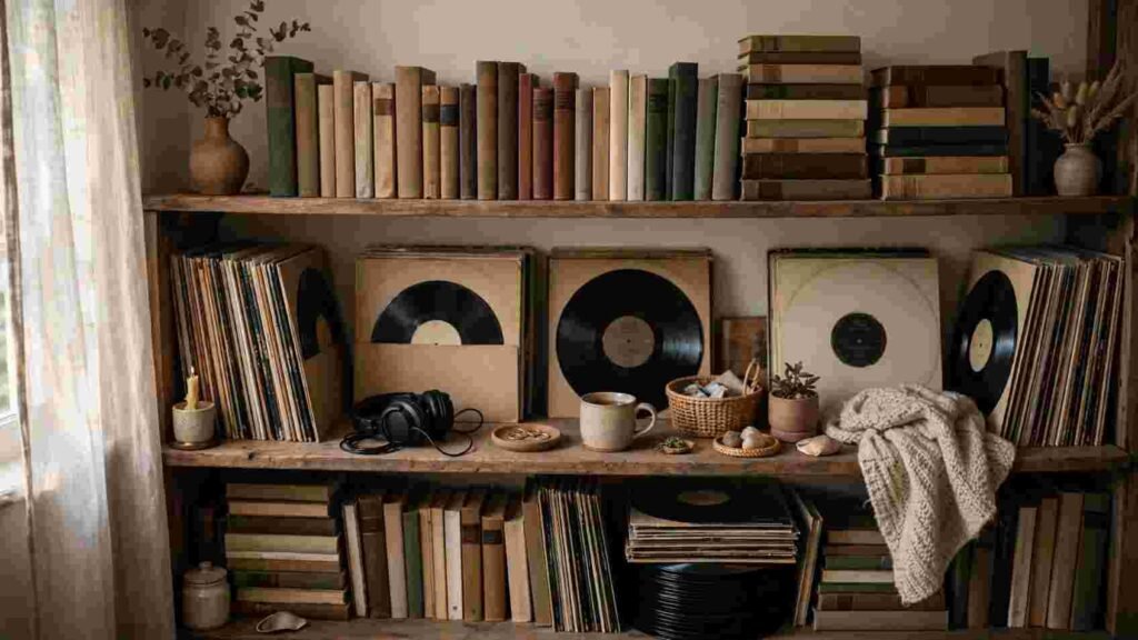 Room two, your bookshelf and your screens